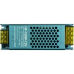 Блок питания EN-HF-12-100: 12 вольт, мощность - 100 Вт, IP-20 тип защиты, Тонкий/Узкий корпус -Металл: LED-BOOK - фото сверху